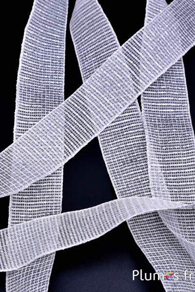 Nastro - larghezza 4 cm - argentato